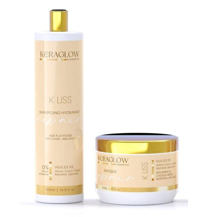 Kit Sans Sulfate Shampoing et MasqueKera Glow Repair