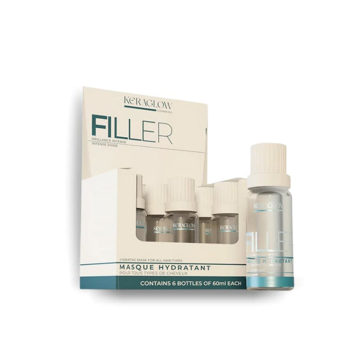 Soin Pour Cheveux Endommagés Et Élastique Kera Glow Filler Coffret 6x60ml 1